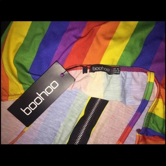 Boohoo Pride Bodycon Dress - Picture 3 of 4